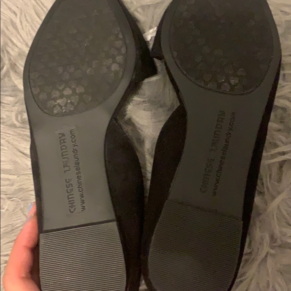 Black classic flats